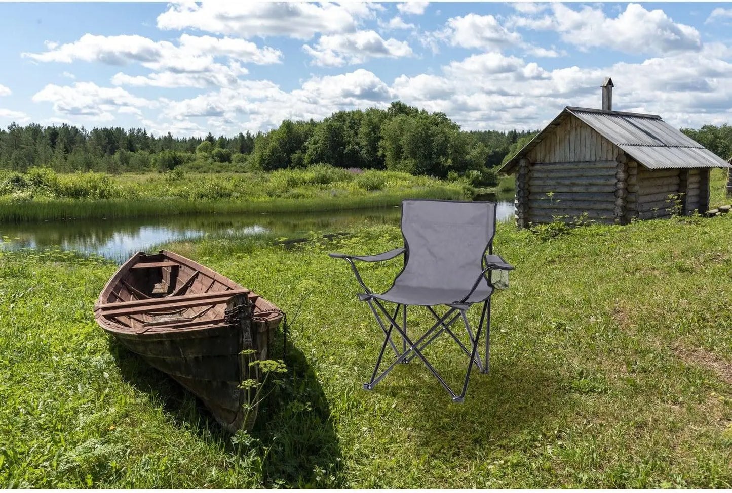 2-Pack Folding Chairs – Portable Camping & Beach Chairs