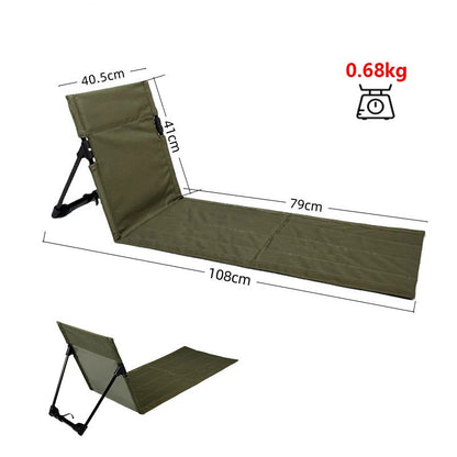 Outdoor Folding Chair – Aluminum Alloy Lawn & Beach Chair