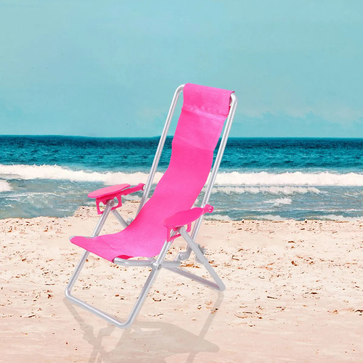 2-Pack Mini Folding Beach Chairs – Deck & Lounge