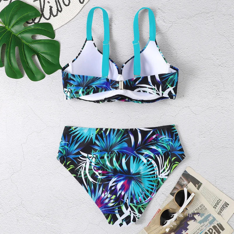 Summer Sexy Large Swimsuits Female Plus Size Swimwear