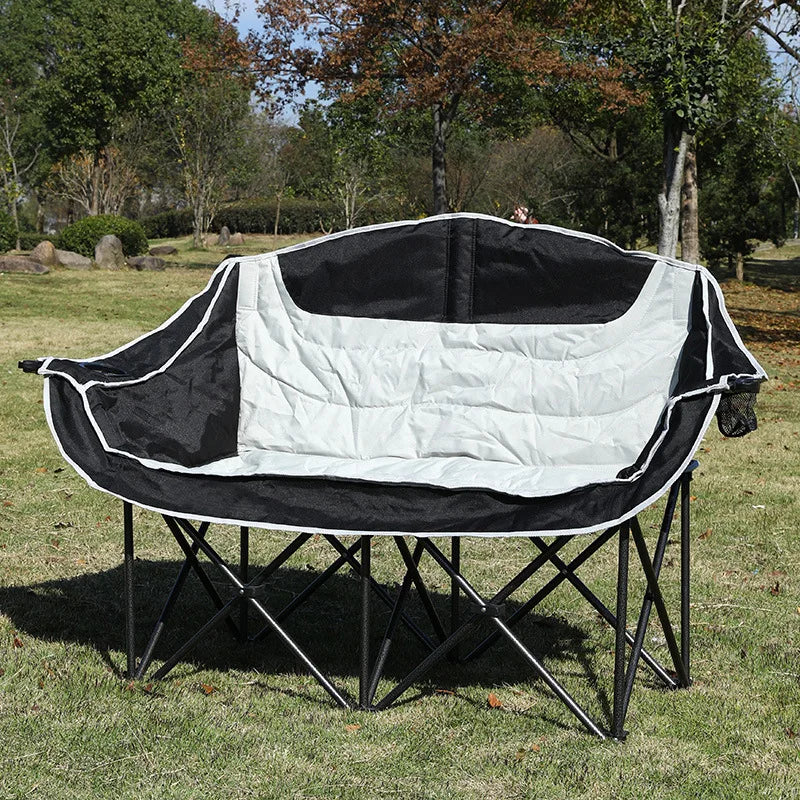 Outdoor Folding Double Chair – Portable Relaxing Chair