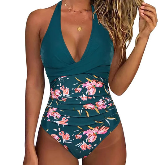 Women’s Sexy One-Piece Swimsuit – Push-Up Bodysuit Style