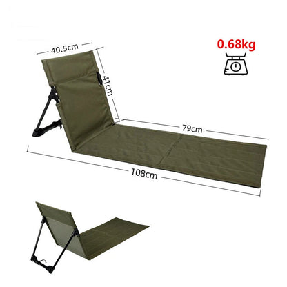 Outdoor Folding Chair – Aluminum Alloy Lawn & Beach Chair