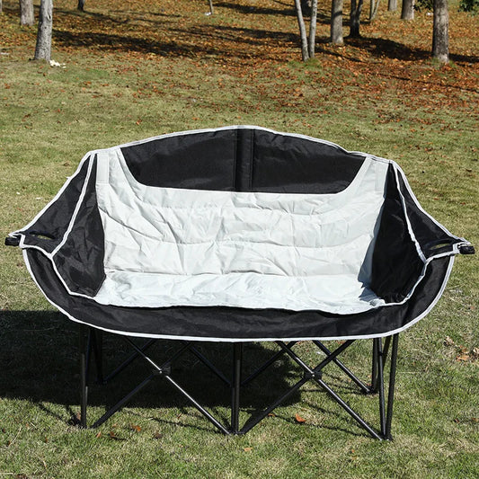 Outdoor Folding Double Chair – Portable Relaxing Chair