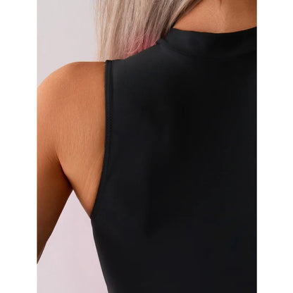 Women’s One-Piece Swimsuit – Sporty Bodysuit Style