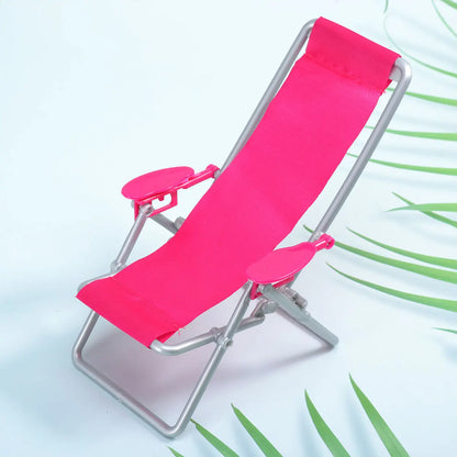2-Pack Mini Folding Beach Chairs – Deck & Lounge
