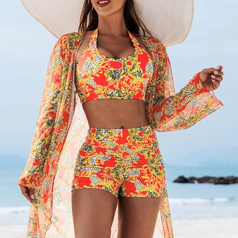 Swimsuits Tankini Sets Female Swimwear Push Up For Beach Swim Wear
