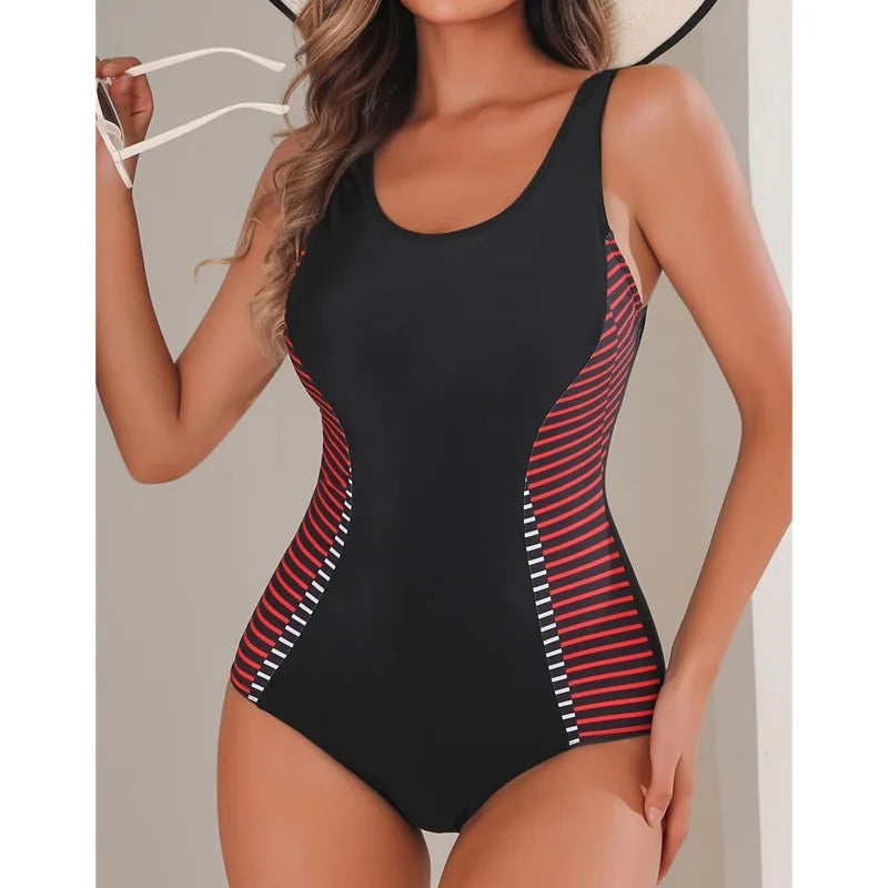 Women’s Sexy One-Piece Swimsuit – Push-Up Bodysuit Style